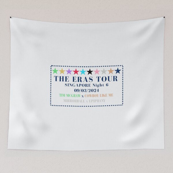 Item preview, Singapore Night 6 - Eras - Surprise Songs designed and sold by LisaMichelleArt.