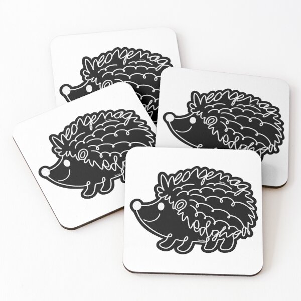 Item preview, Hedgehog line drawing designed and sold by AJLineDrawings.