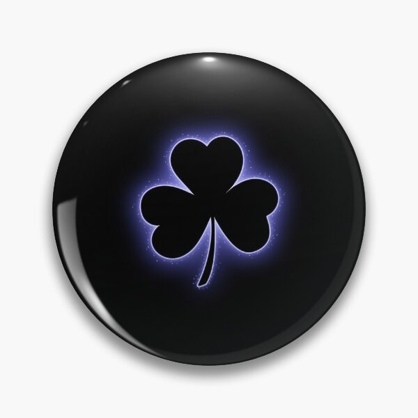 Item preview,  Purple Glowing Clover Leaf-  clover leaves  for St. Patrick's Day designed and sold by mndesignworx.