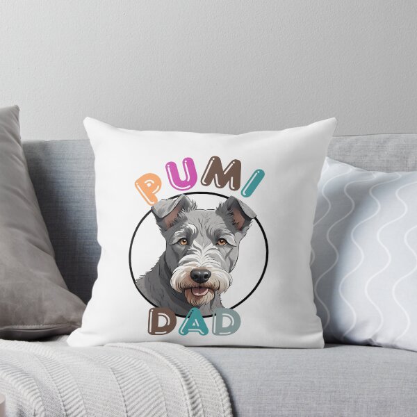 Item preview, Colorful Aesthetic With a Dog Breed Pumi "Dog Dad" designed and sold by GoodyPaws.