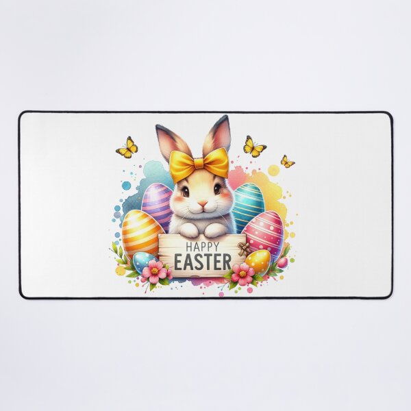 Item preview, Happy Easter Cute Bunny designed and sold by CraftyAnimal.