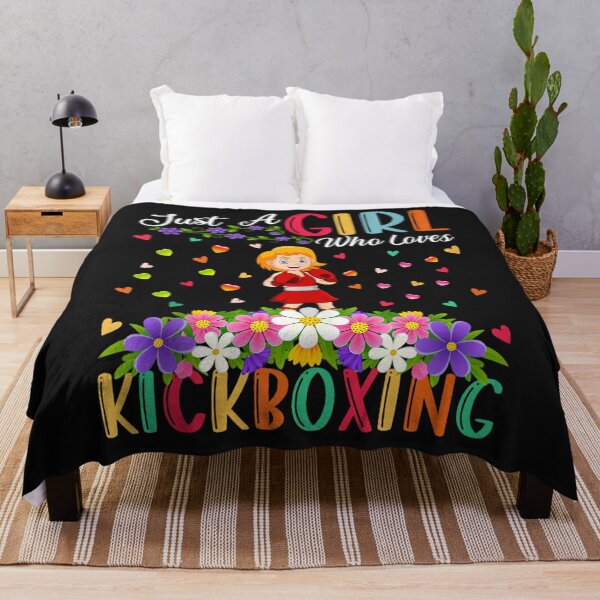 Item preview, Just A Girl Who Loves Kickboxing designed and sold by skeastore.