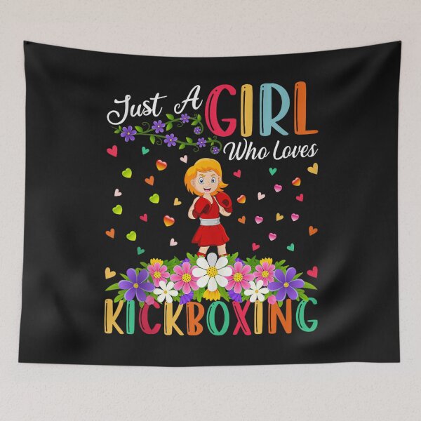 Item preview, Just A Girl Who Loves Kickboxing designed and sold by skeastore.