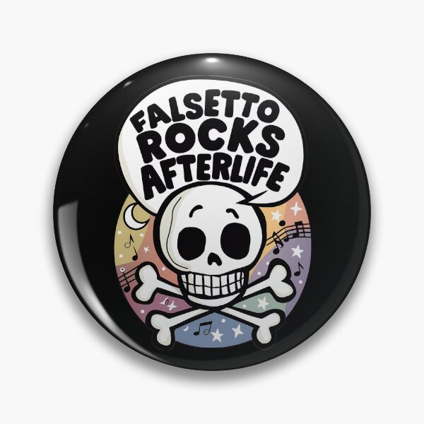 Item preview, Falsetto Rocks Afterlife - Cute Skull Cartoon designed and sold by avinigav.