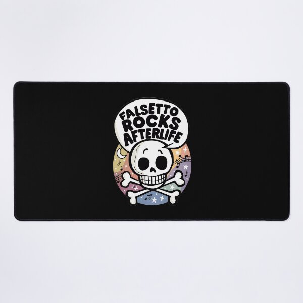 Item preview, Falsetto Rocks Afterlife - Cute Skull Cartoon designed and sold by avinigav.