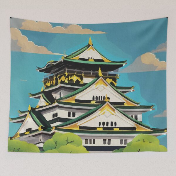 Item preview, Osaka Castle Summer time Japan designed and sold by TheJoeyStudio.