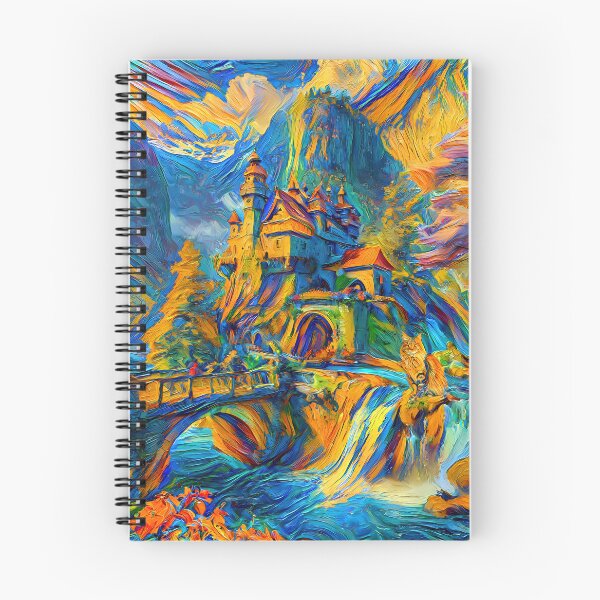Item preview, Stylised castle and cat. DeepDream designed and sold by blackhalt.