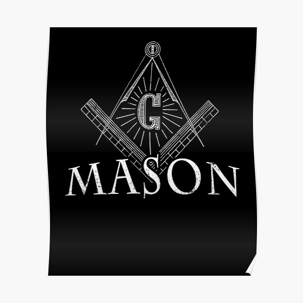 Masonic Lodge Shirt Mason Shirt Freemason T Shirt Poster