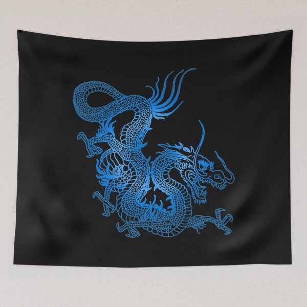 Item preview, Blue Chinese Dragon designed and sold by Brookrooksg.