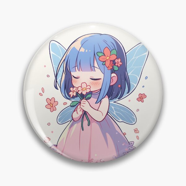 Item preview, Fairy Smelling Flowers | Print designed and sold by Unrooted.