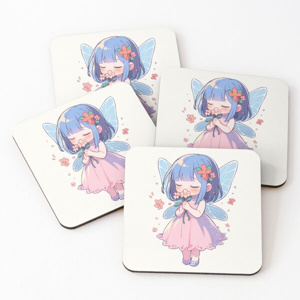 Item preview, Fairy Smelling Flowers | Print designed and sold by Unrooted.