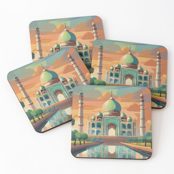 Item preview, Taj Mahal Sunset Agra India designed and sold by TheJoeyStudio.