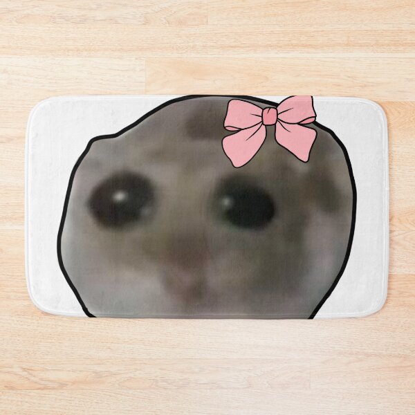 Item preview, Coquette Sad hamster meme designed and sold by vyascreations.