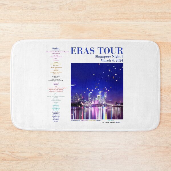 Item preview, Eras Tour Setlist - Singapore Night 3 designed and sold by LisaMichelleArt.