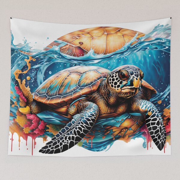 Item preview, Dreams of the blue Turtle designed and sold by Random Designs.