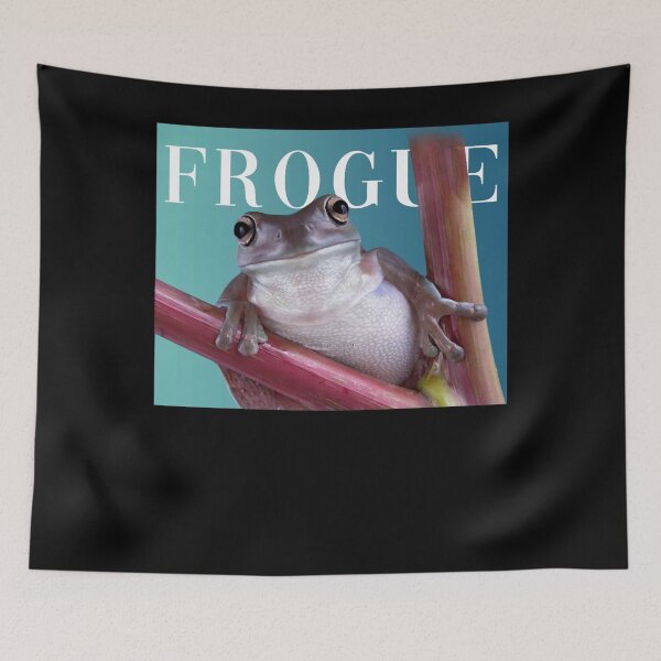 Item preview, Frogue Magazine Frog Meme Classic designed and sold by AngelinOrlando.