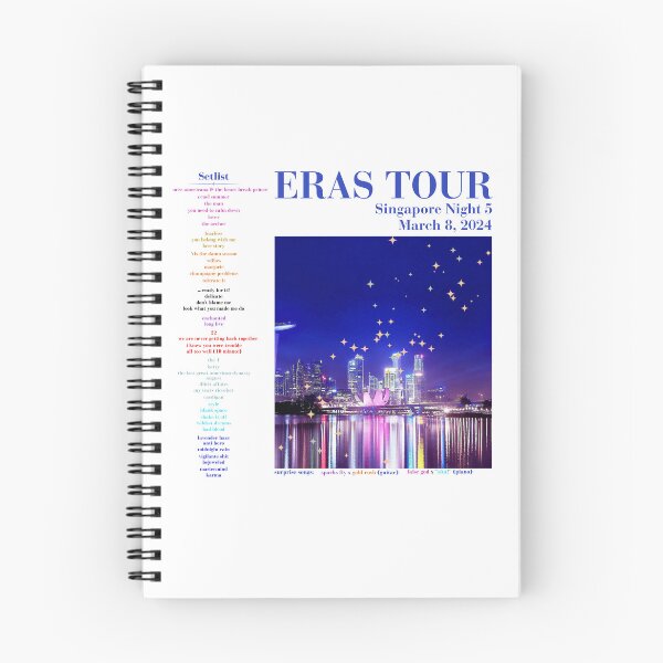 Item preview, Eras Tour Setlist - Singapore Night 5 designed and sold by LisaMichelleArt.