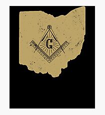 Ohio Freemason Shirt Masonic Ritual Shirt Freemason Gifts Photographic Print