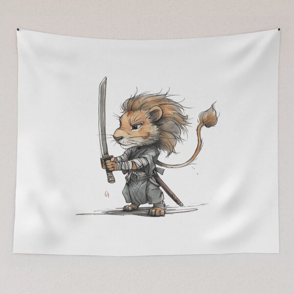 Item preview, Fearsome Furballs: Samurai Pets designed and sold by Reichcorp.