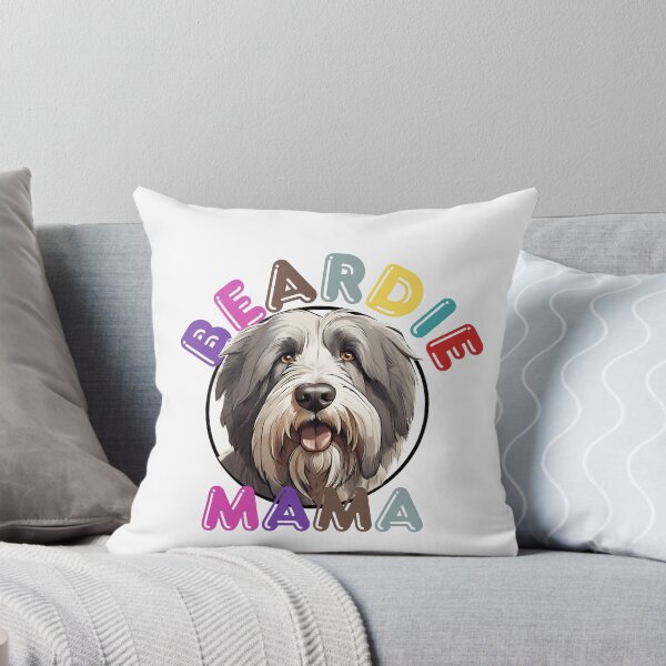 Item preview, Colorful Aesthetic With a Dog Breed Bearded Collie "Dog Mama" designed and sold by GoodyPaws.