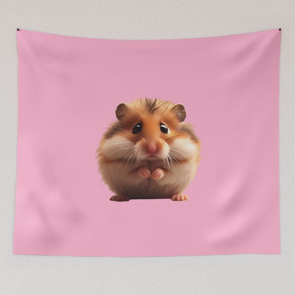 Item preview, sad hamster  meme designed and sold by Animalpetslover.