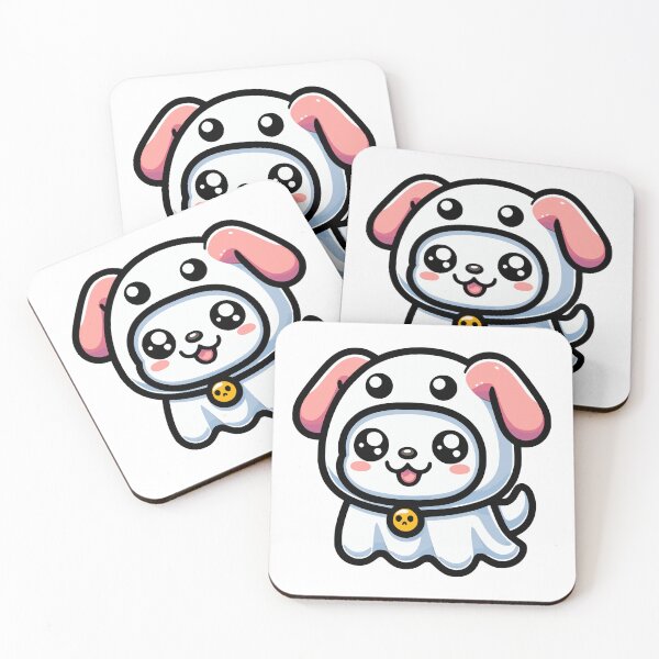 Item preview, Kawaii Ghost Dog designed and sold by PeelZinc.