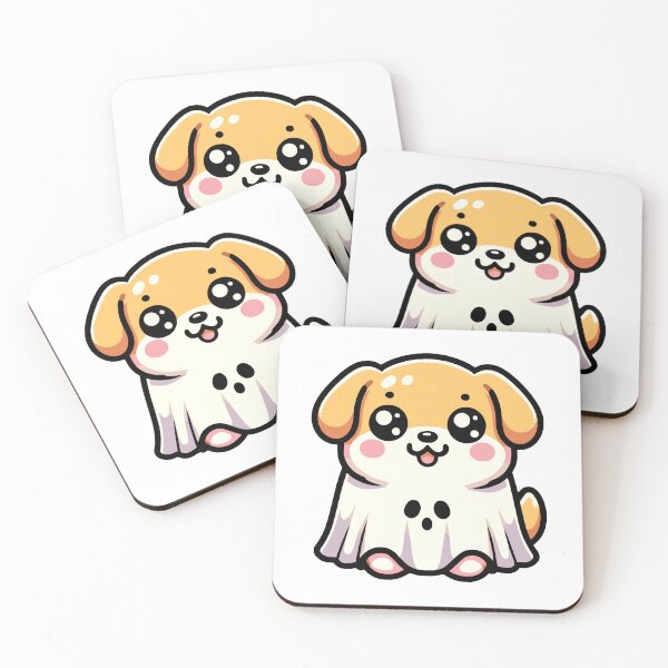 Item preview, Kawaii Ghost Dog designed and sold by PeelZinc.