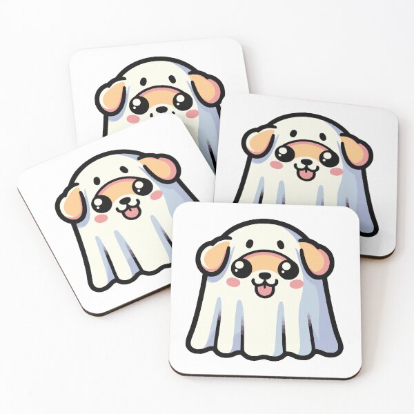 Item preview, Kawaii Ghost Dog designed and sold by PeelZinc.