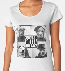Rugaz Rescue, Inc. | "Straight Outta Rugaz" Women's Premium T-Shirt