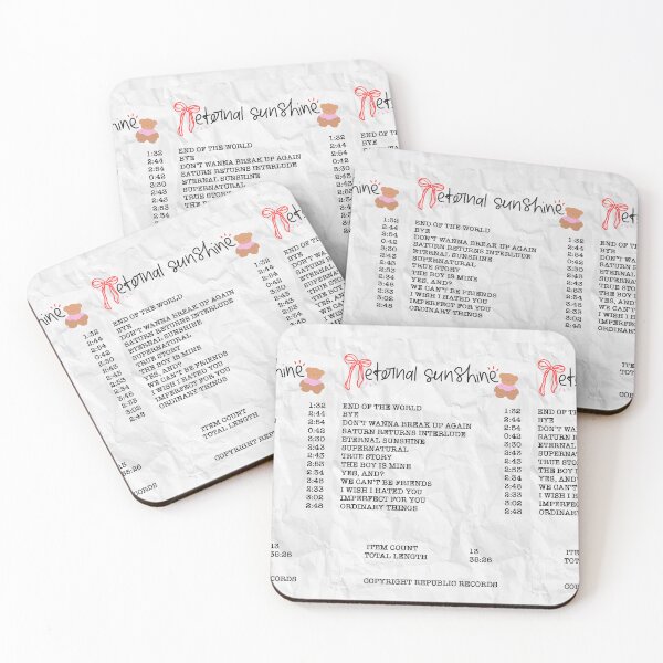 Item preview, Eternal Sunshine Album Receipt designed and sold by vandaziba.