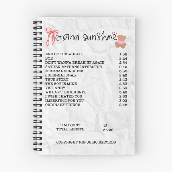 Item preview, Eternal Sunshine Album Receipt designed and sold by vandaziba.