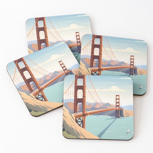 Item preview, Vintage travel poster San Francisco - Beautiful memories of an iconic city! designed and sold by StrasserArt.