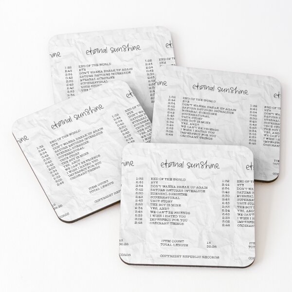Item preview, Eternal sunshine Album Receipt designed and sold by vandaziba.