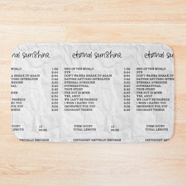 Item preview, Eternal sunshine Album Receipt designed and sold by vandaziba.