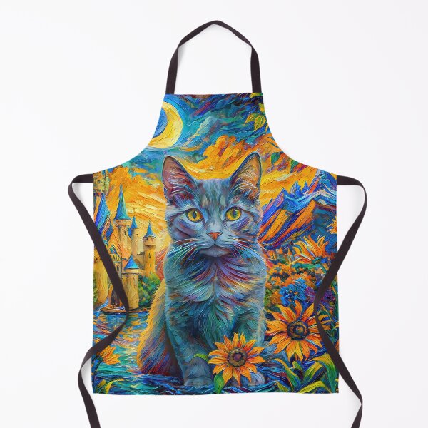 Item preview, Stylised castle and cat. DeepDream designed and sold by blackhalt.
