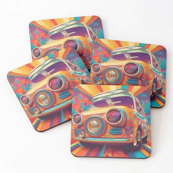 Item preview, Retro Groovy Car designed and sold by Tamas Das.