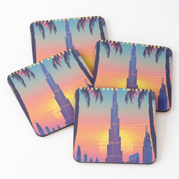Item preview, Vintage travel poster Dubai - Experience the splendor of a modern metropolis! designed and sold by StrasserArt.