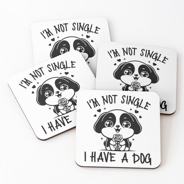 Artikelvorschau, Ich bin kein Single, ich habe einen Hund entworfen und verkauft von PeelZinc.