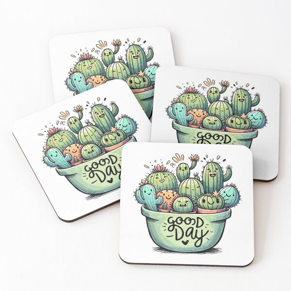 Item preview, cactus pot good day designed and sold by panshop20.