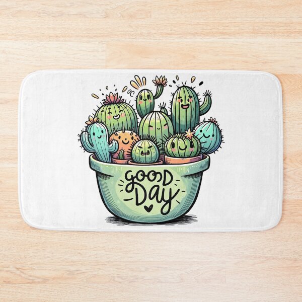 Item preview, cactus pot good day designed and sold by panshop20.