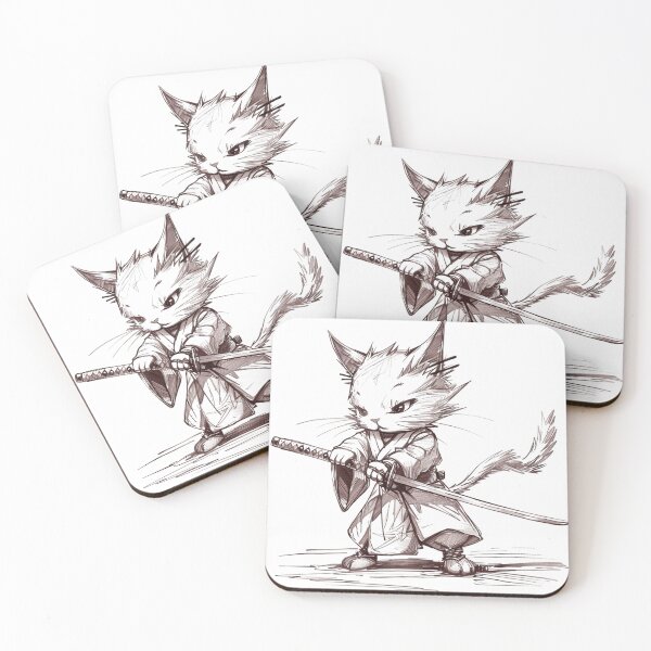 Item preview, Fearsome Furballs: Samurai Pets designed and sold by Reichcorp.