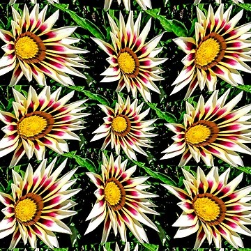 Artwork thumbnail, Cute Sunflowers Pattern by Patternflower