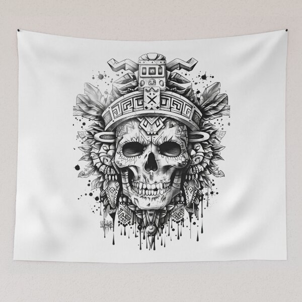 Item preview, Anáhuac's Intricately Inked Specter designed and sold by Retro Type.