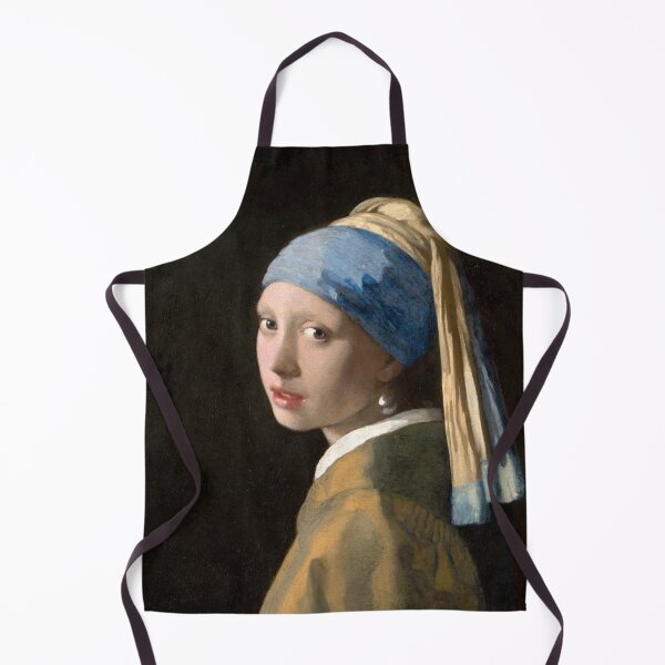 Item preview, Johannes Vermeer’s Girl with a Pearl Earring (1665) famous painting designed and sold by EmeraldeaArt.