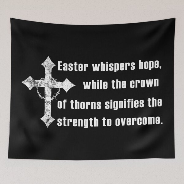 Item preview,  "Easter Blast: Thorny Crown of Hope, Grit, and Triumph" designed and sold by XTSTUDIOART.