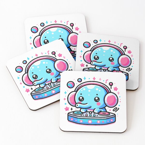 Item preview, Kawaii Elephant DJ designed and sold by PeelZinc.