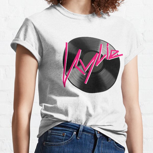 Kylie Minogue - record (black and pink) Classic T-Shirt