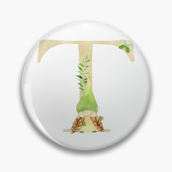 Item preview, Watercolor Spring letter T designed and sold by tapilipa.