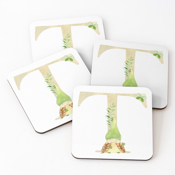Item preview, Watercolor Spring letter T designed and sold by tapilipa.