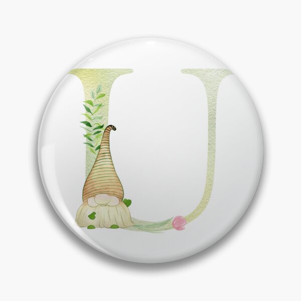 Item preview, Watercolor Spring letter U designed and sold by tapilipa.